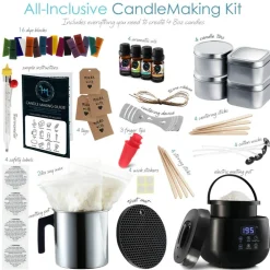 Hearth & Harbor DIY Natural Soy Candle Making Kit