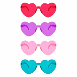 5.5" Heart Shaped Glasses, 4ct. by Celebrate Itâ„¢