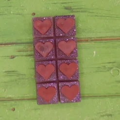 Hearts Wax Melt Snap Bar Silicone Mold