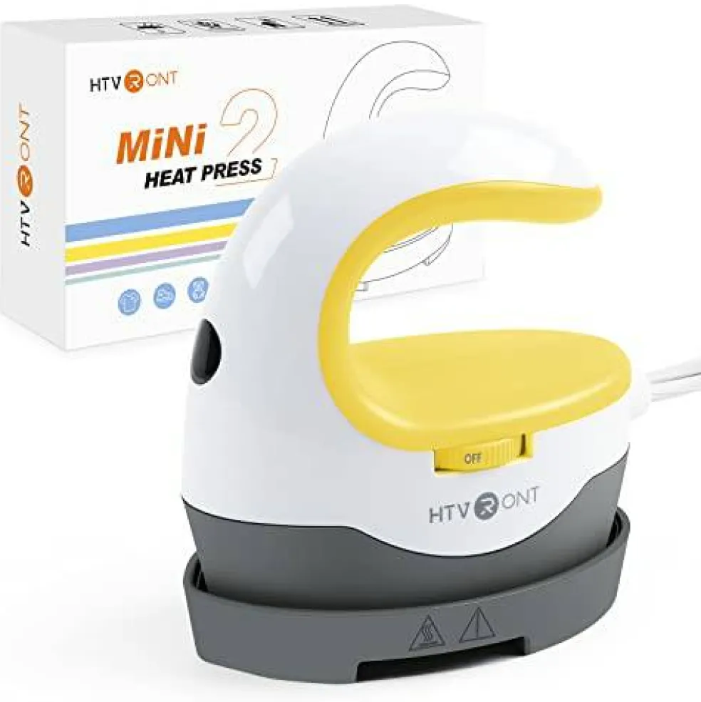Heat Press Mini Heat Press Machine, Small Heat Press Portable Iron Press Machine for T Shirts, Hats, Heating Transfer Projects