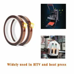 Heat Tape,Adhesive Heat Resistant / Transfer Tape (Brown)