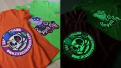 Heat Transfer Paper for Dark T Shirts (5 Sheets, 8.5x11'') GLOW IN THE DARK GREEN Iron on Transfers Paper Printable Heat Transfer Vinyl for Inkjet Printer