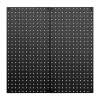 Heavy Duty Metal Pegboard Wall Organizer Steel Tool Storage Panel with Hooks