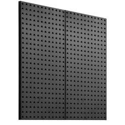 Heavy Duty Metal Pegboard Wall Organizer Steel Tool Storage Panel with Hooks