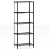 Heavy Duty 5-Tier Metal Storage Shelves Adjustable Wire Rack 750 lbs