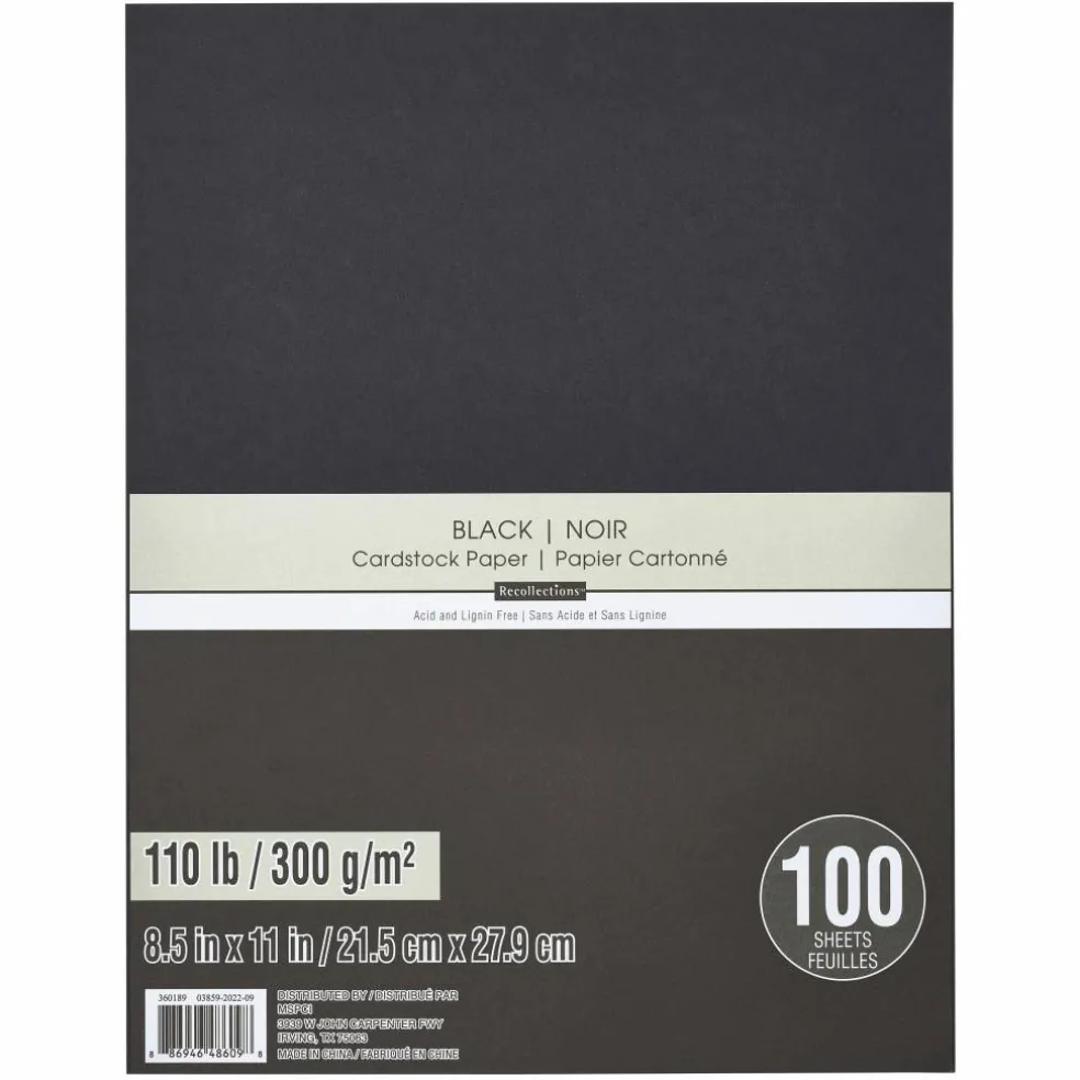 Heavyweight 8.5" x 11" Cardstock Paper by Recollections™, 100 Sheets