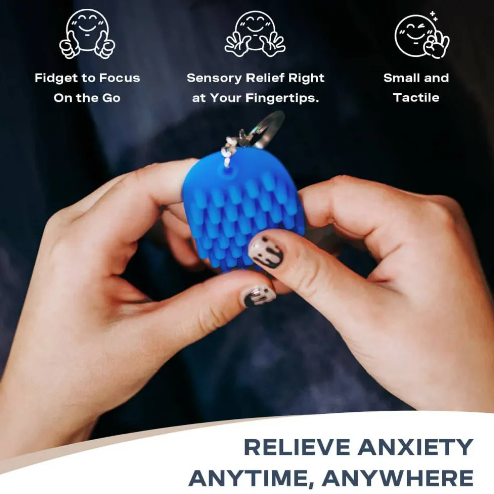 Hedgehog 2" Fidget Keychain