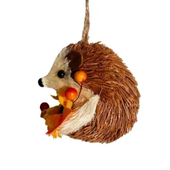 3" Hedgehog with Sunflower Decorative Natural Ornament by Ashland®