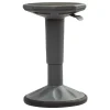 Height Adjustable Wobble Stool, Gray