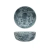 Hello Honey® 10" Blue & White Aviary Garden Stoneware Bowl