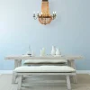 Hello Honey® 38" Brown Rustic Metal and Draped Wood Bead Chandelier