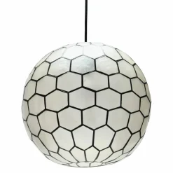Hello Honey® Capiz Honeycomb Ceiling Light