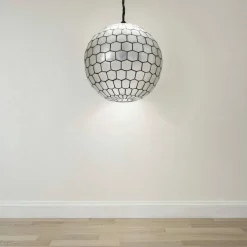 Hello Honey® Capiz Honeycomb Ceiling Light