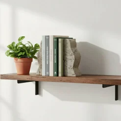 Hello Honey Decorative Travertine Wave Bookends