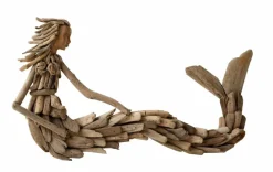 Hello Honey® Driftwood Sitting Mermaid Wall Decor