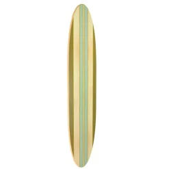 Hello Honey® 5.5ft. Stripes Lacquered Wood Surfboard Wall Décor