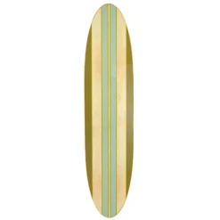 Hello Honey® 5.5ft. Stripes Lacquered Wood Surfboard Wall Décor