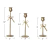 Hello Honey Hand-Forged Metal Bow Shaped Taper Holder