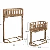 Hello Honey® Handmade Woven Rattan Planters Set