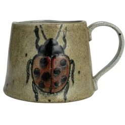 Hello Honey® Insect & Bird Design Stoneware Mug Set