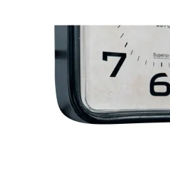 Hello Honey® Metal Rectangle Hanging Clock with Handle Decoration on Top