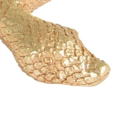 Hello Honey Resin Snake Wall Décor, Gold Finish
