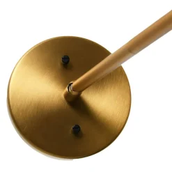 Hello Honey® Robert Stevenson Lighting Beckett Black & Brushed Gold Metal Ceiling Light with Shade