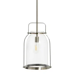 Hello Honey® Robert Stevenson Lighting Channing Metal & Glass Ceiling Light