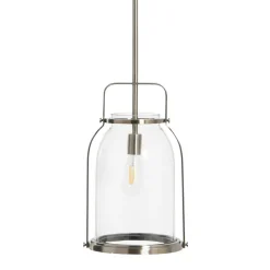 Hello Honey® Robert Stevenson Lighting Channing Metal & Glass Ceiling Light