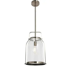 Hello Honey® Robert Stevenson Lighting Channing Metal & Glass Ceiling Light