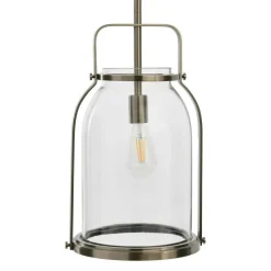 Hello Honey® Robert Stevenson Lighting Channing Metal & Glass Ceiling Light