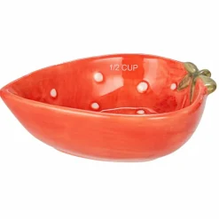 Hello Honey® Strawberry Stoneware Measuring Cups Set
