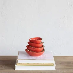 Hello Honey® Strawberry Stoneware Measuring Cups Set