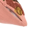 Hello Honey® 20" Tiger & Flowers Embroidered Accent Pillow