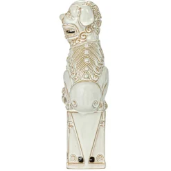 Hello Honey® 13.25" Vintage Reproduction Stoneware Guardian Lions Bookends Set