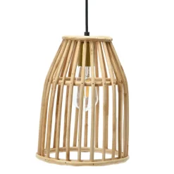 Hello Honey® Woven Bamboo Ceiling Light