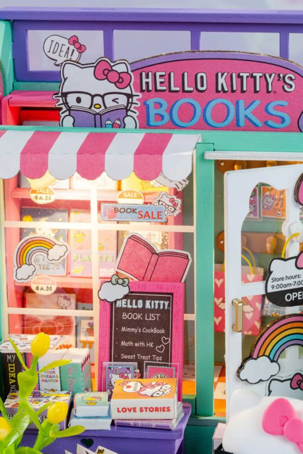 Hello Kitty® Bookstore Miniature House Kit