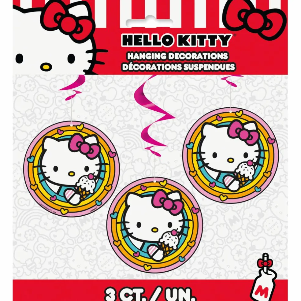 Hello Kitty® Hanging Swirl Décor, 3ct.