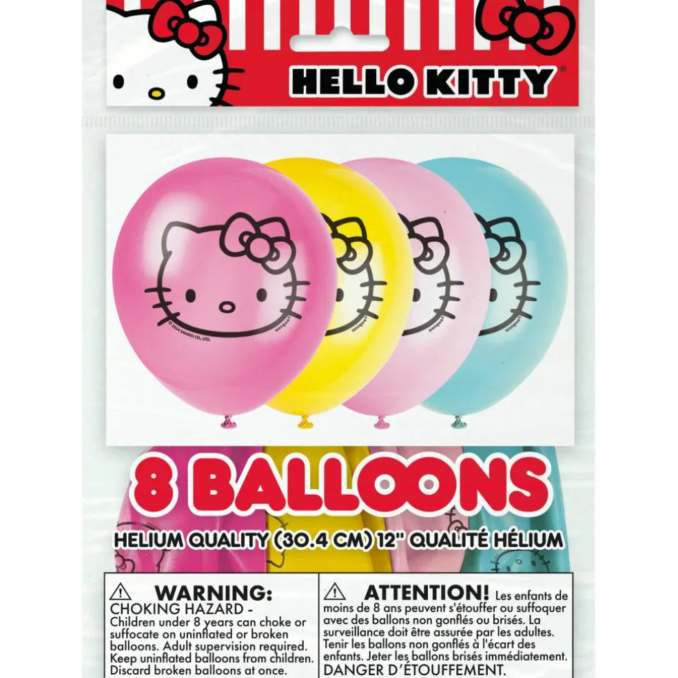 12" Hello Kitty® Latex Balloons, 8ct.