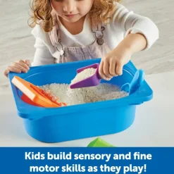 Helping Hands Sensory Scoops, 4 Pieces, Ages 3+, fine Motor Skills Toys for Children, Toddlers bin, Tool Set