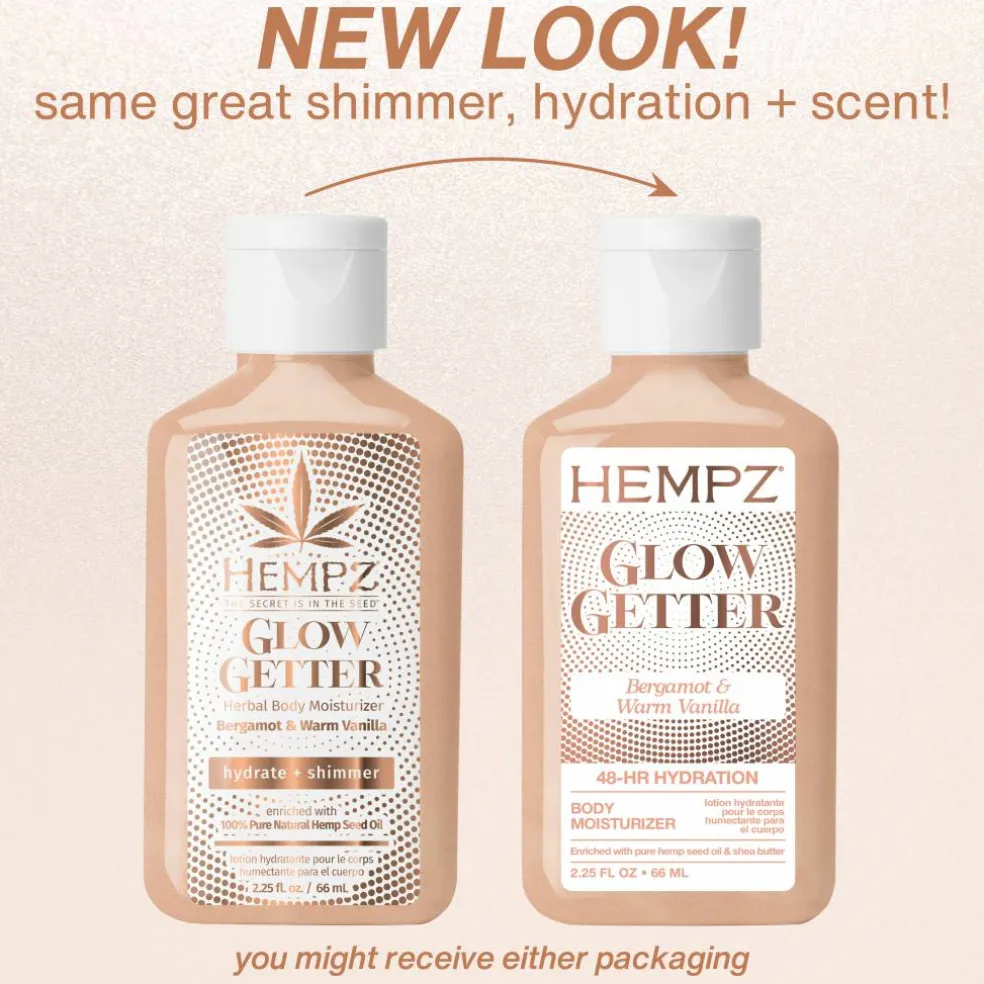 Hempz® 2.25oz. Glow Getter Bergamot & Warm Vanilla Herbal Body Moisturizer