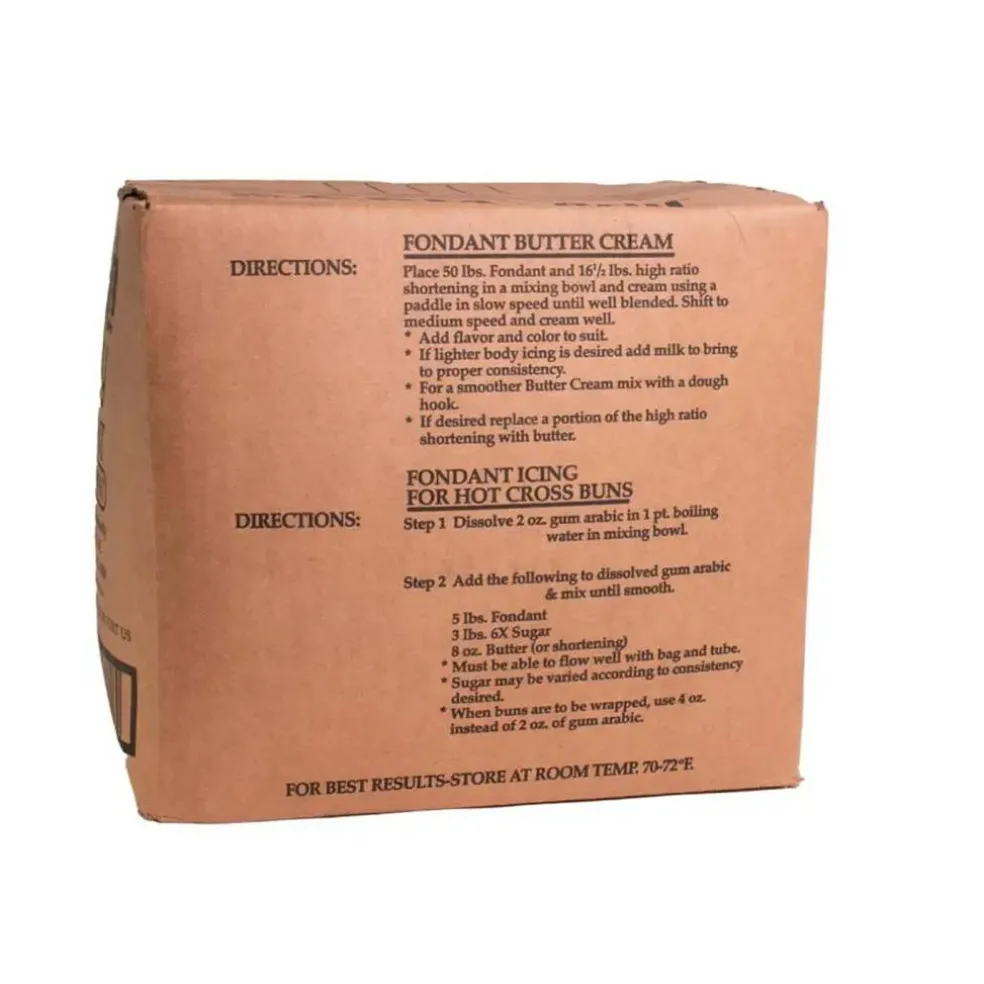 Henry and Henry Bakers Fondant Cube Ready to Use for Cakes 50 Pound