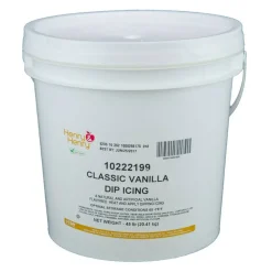 Henry and Henry Classic Vanilla Dipping Icing 45 Pound