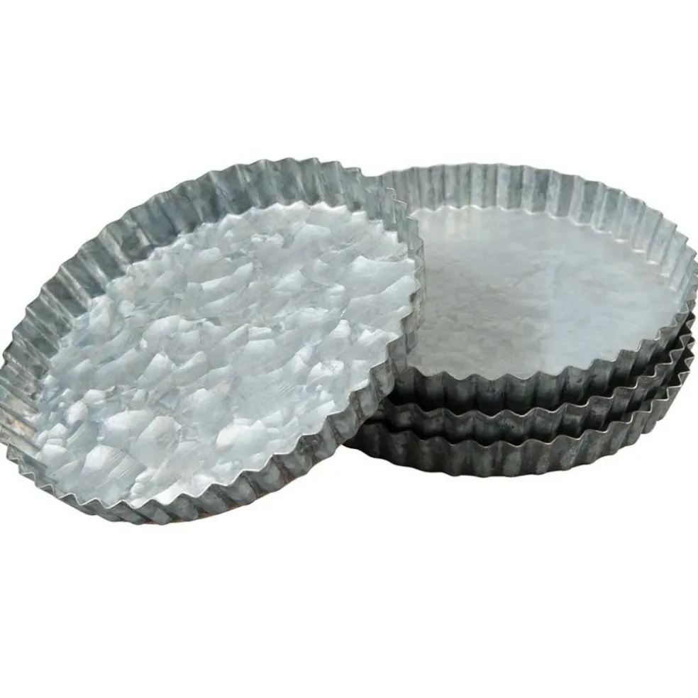 Herrschners Fluted Pie Tin Coasters