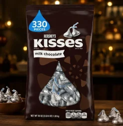 Hershey's Kisses Milk Chocolate Candy 56 Oz