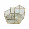 8" Hexagonal Glass Trinket Box by Ashland®