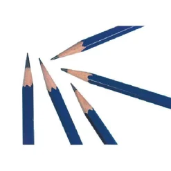 Hexagonal Non-Toxic 2H Thin Tip Drawing Pencil, Black - Pack of 12