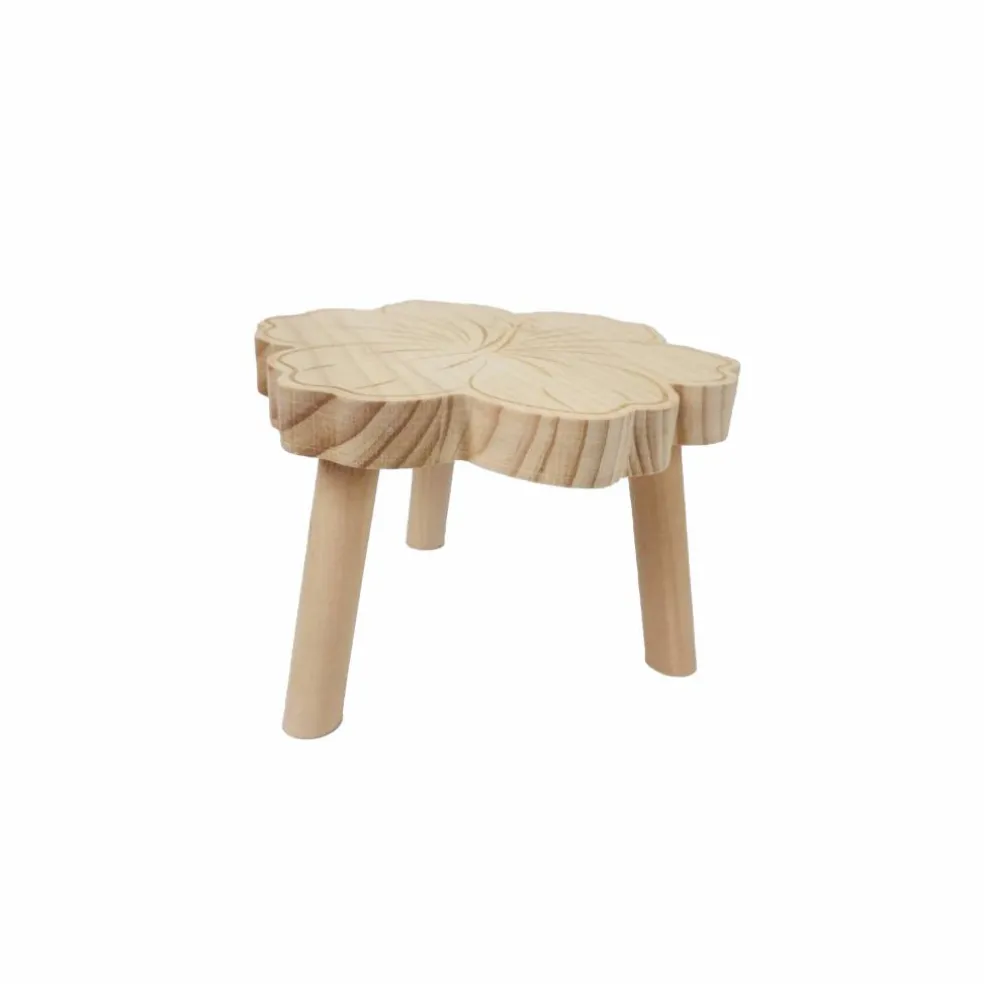 Hibiscus DIY Wood Plant Stand Décor by Make Market®