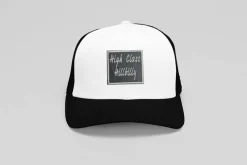 High Class Hillbilly, Hat Bar, Embroidered, Iron on Patch