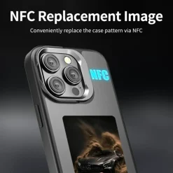 High Definition Phone Case Dual-Layer PC & TPU Protection with 3.9-Inch E Ink Display, NFC Technology & Gift Box